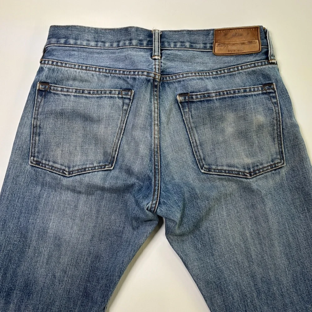 J.Crew 484 Slim Fit Jeans Mens 30x32 Kaihara Japanese Denim Blue Medium Wash